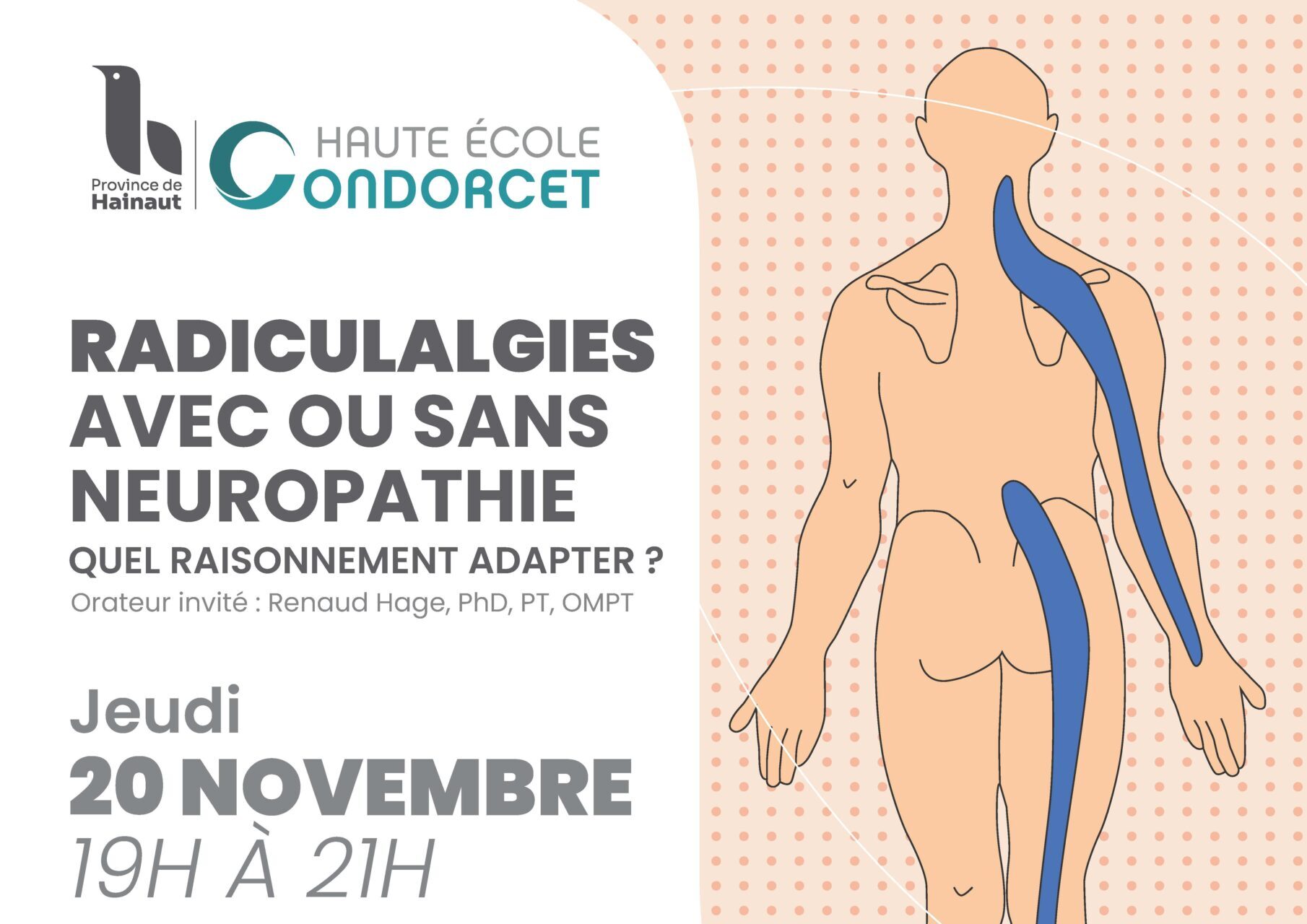 Lire la suite à propos de l’article 🩺 Conférence : Radiculalgies avec ou sans neuropathie