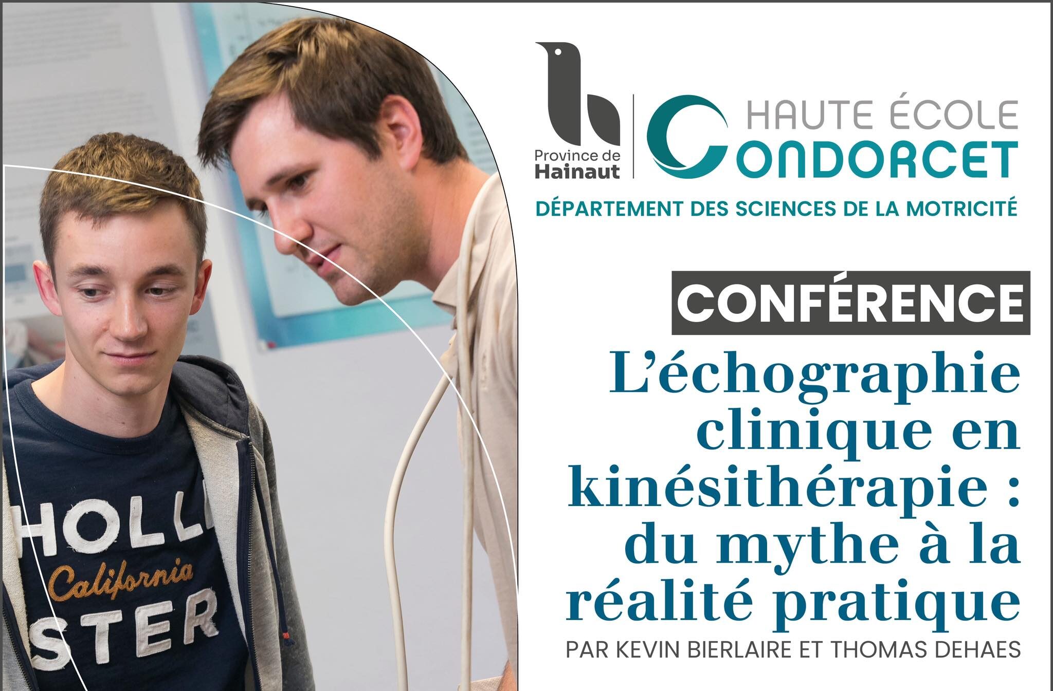 Lire la suite à propos de l’article Conférence : L’échographie clinique en kinésithérapie : du mythe à la réalité pratique